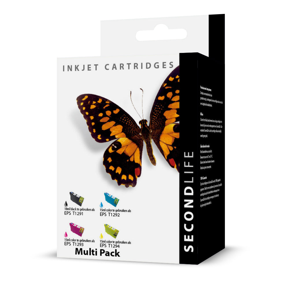SecondLife - Multipack Epson 1291 1292 1293 en 1294