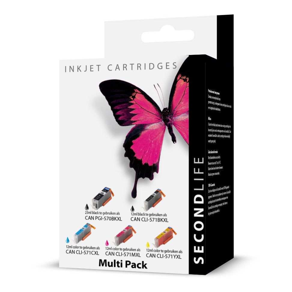 SecondLife - Multipack Canon 570/571 Serie