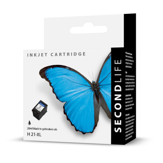 SecondLife - HP 21 XL Black