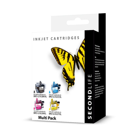 SecondLife - Multipack Brother LC 422 XL