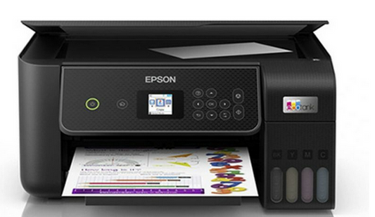 Epson EcoTank ET-2870 Kleuren | Scannen | Kopiëren A4, | Wifi, | inclusief 4 flesjes inkt