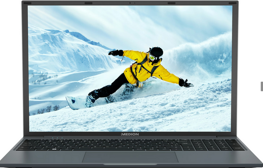 MEDION AKOYA - 16 Inch Full HD - Intel Core i3-1115G4 - RAM 8 GB DDR4 - 256 GB opslag SSD - Intel UHD Graphics - QWERTY toetsenbord - 2 jaar garantie - Windows 11 home