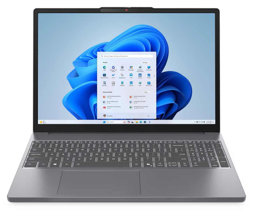 IdeaPad Slim 3 15IRH10 - 15.3" WUXGA 1920x1200 IPS - Intel Core i7-13620H - 16GB DDR5 - 1TB SSD M.2 - Windows 11 pro - 2 jaar garantie