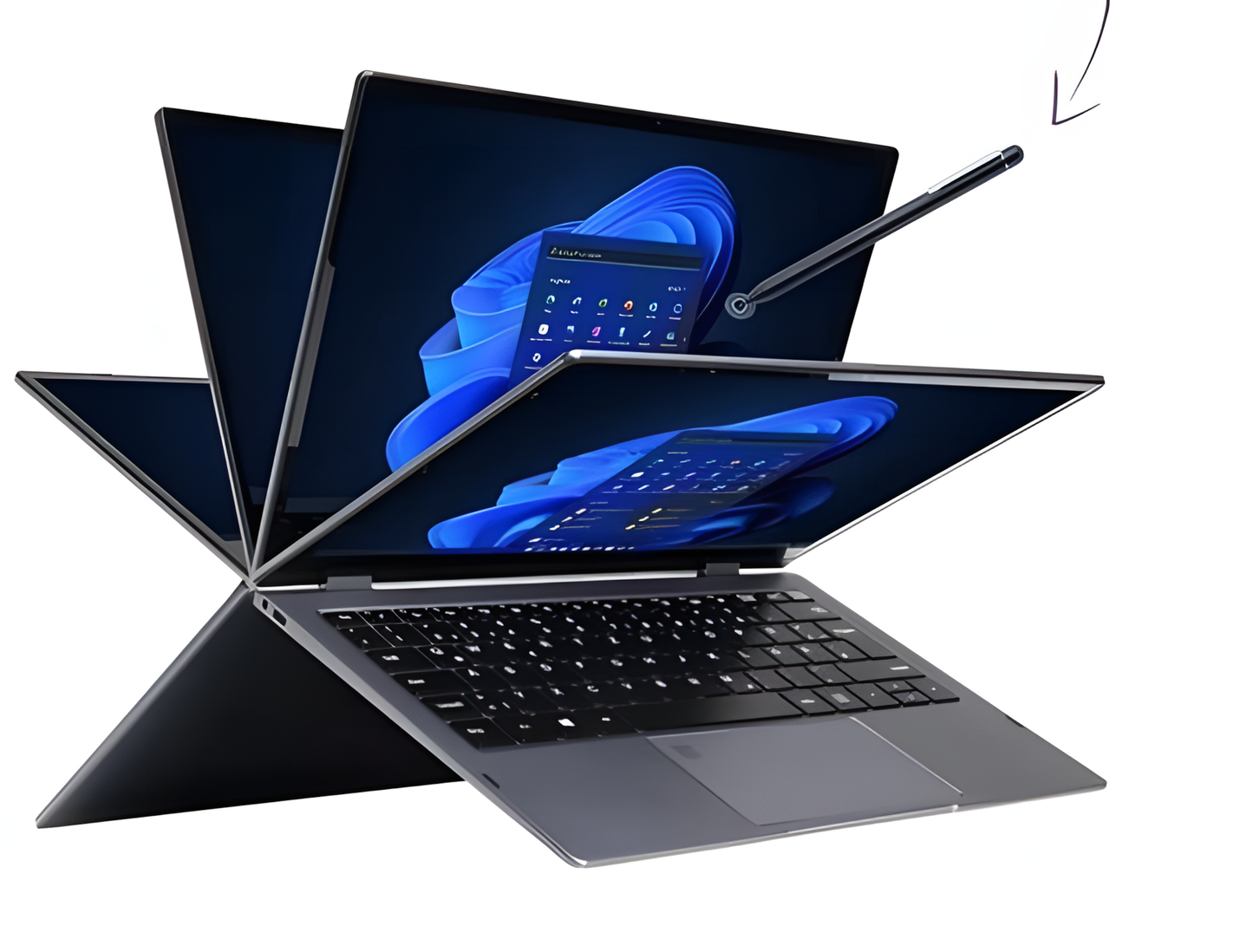 Terra Mobile 360-13R 2-in-1 FullHD 13.3" laptop - Intel Core i5-1334U - 16GB - 512GB M.2 SSD - Windows 11 Pro - 2 jaar garantie